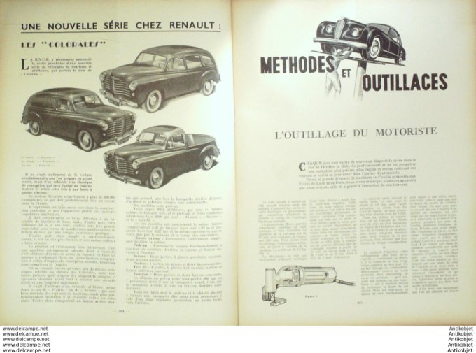 Revue Technique Automobile Fiat 626/1400 Camion Aurelia Hillman Minx 51#1950