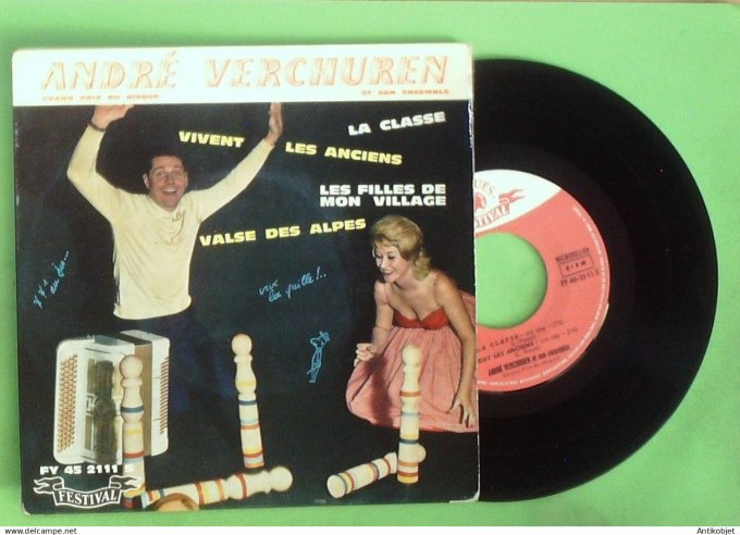 Verchuren André 45T EP Les filles de mon village 1961