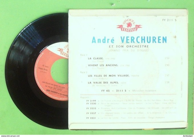 Verchuren André 45T EP Les filles de mon village 1961