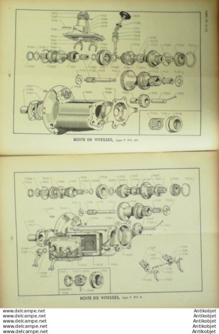 Revue Technique Automobile Ford et MatFord V8 13cv 37#1949