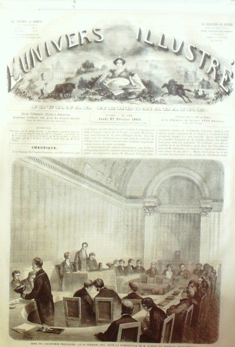 L'Univers illustré 1862 # 198 Siam Somdetch-Phra-Paramendr-Maha-Monghut Seelandais Washington 