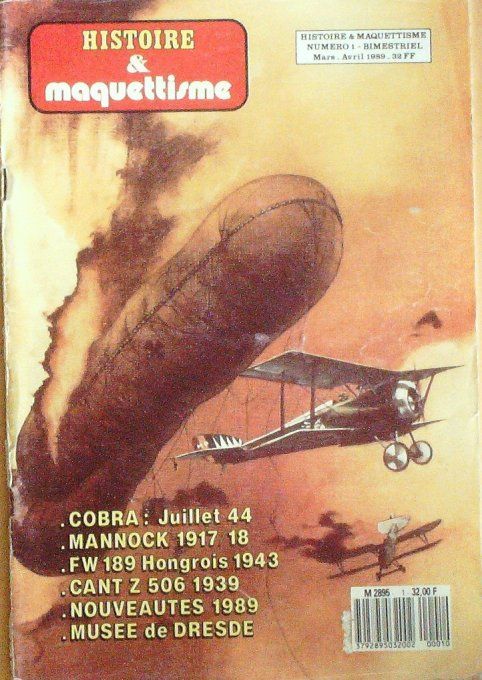 Histoire & Maquettisme 1989 # 1 Focke-Wulf 189 A2 Edward Mick Mannock Aviatik Berg D1