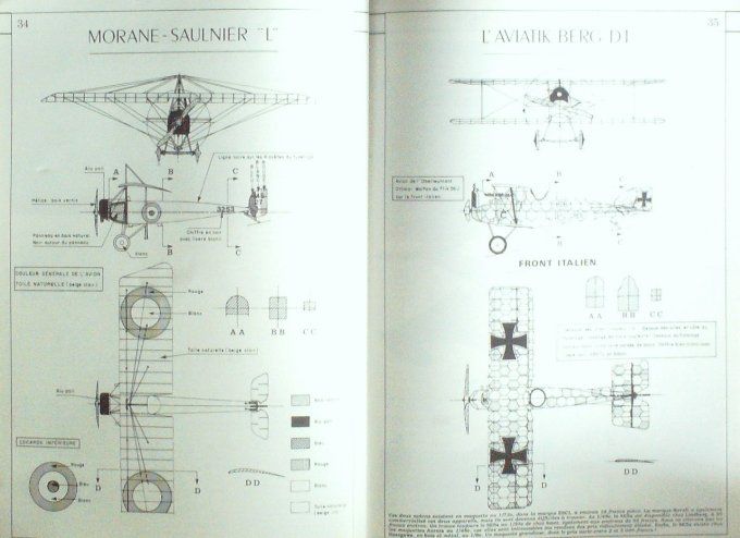 Histoire & Maquettisme 1989 # 1 Focke-Wulf 189 A2 Edward Mick Mannock Aviatik Berg D1