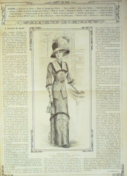 Journal Mode illustrée 1911 # 1 Travestissements