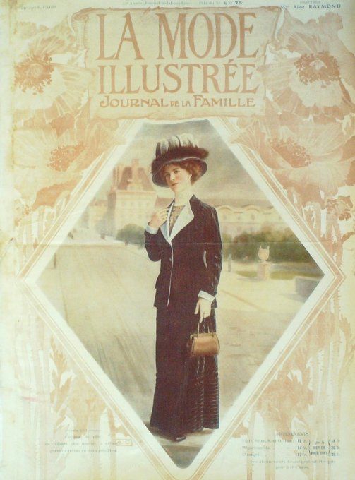 Journal Mode illustrée 1911 # 2 Tapisseries & costumes