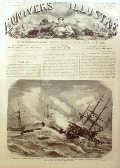 L'Univers illustré 1862 # 204 Jérusalem Indigène de la Judée Cumberland et congress