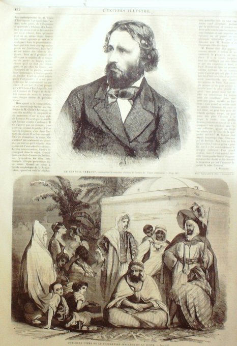 L'Univers illustré 1862 # 203 Amboise (37) Trébigne Bachi-Bouzouks Manufacture des Tabacs