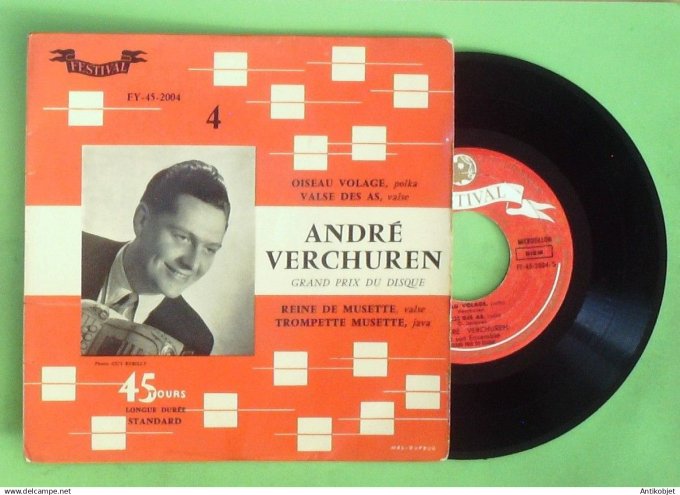 Verchuren André 45T EP Oiseau volage 1955