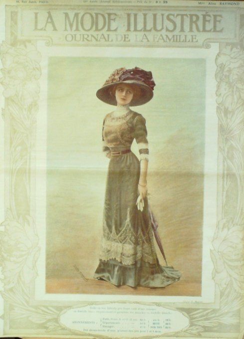 Journal Mode illustrée 1910 # 20 Robes de sorties & promenades