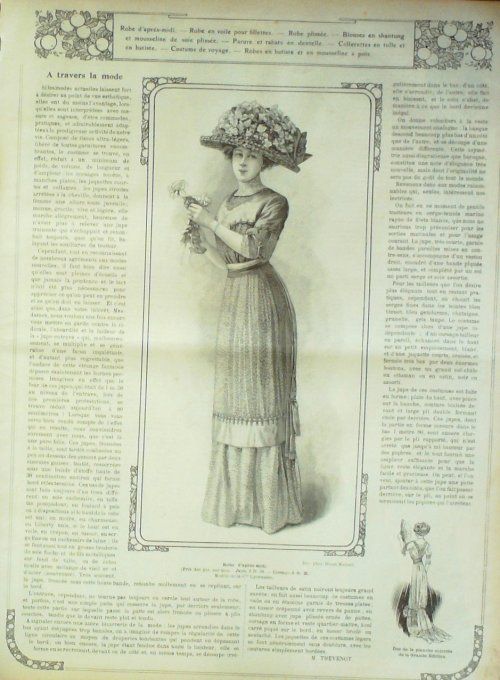 Journal Mode illustrée 1910 # 20 Robes de sorties & promenades