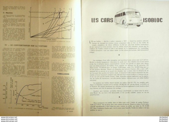 Revue Technique Automobile Cars Isobloc Pompes Innjection 26#1948