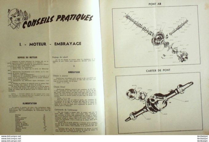 Revue Technique Automobile Cars Isobloc Pompes Innjection 26#1948