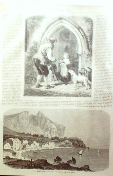 L'Univers illustré 1862 # 210 Capri Marina Pays-Vas Reine Béatrix