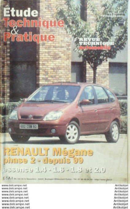 Revue Technique Automobile Renault Mégane 10/1999 étude #642