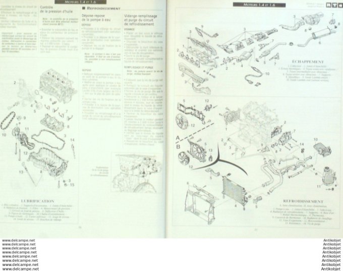 Revue Technique Automobile Renault Mégane 10/1999 étude #642