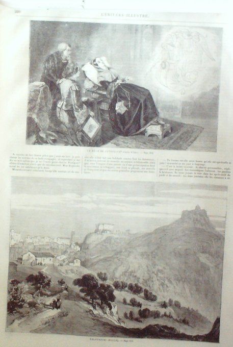 L'Univers illustré 1862 # 213 Dresde Bruhl Espagne Alicante Egypte said-pacha Sicile Calatafimi