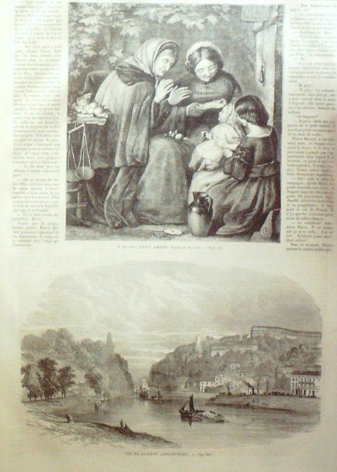 L'Univers illustré 1862 # 216 Japon Hakodade Angleterre Clifton Alexandre Bataille 