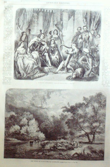 L'Univers illustré 1862 # 217 Vienne Reichsraths Hongrie Woodland Richard Lowenheiz