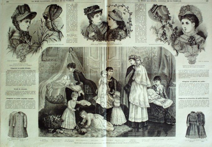 Journal Mode illustrée 1881 # 21 Robes gaze & satin