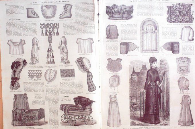 Journal Mode illustrée 1880 # 21 Robes de chambre