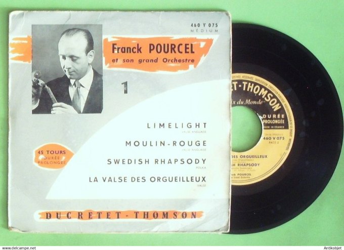 Pourcel Franck 45T EP Moulin'rouge 1958