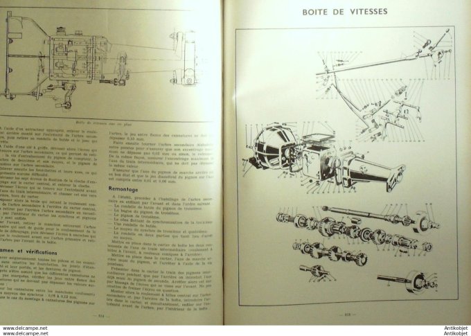 Revue Technique Automobile Fiat 1100 Chevrolet Powerglide Ferlec Borgward 104#1954