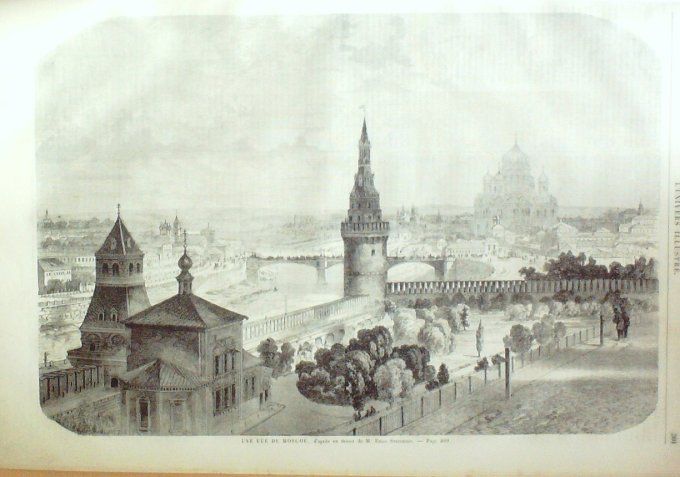 L'Univers illustré 1862 # 223 Bade Calcutta Balayeurs  Moscou Inde Bénarès Athènes 