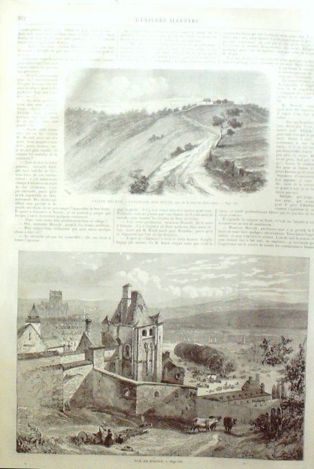 L'Univers illustré 1862 # 227 Ste-Hélène  Longwood Old-House  Dieppe James-Town St Severin