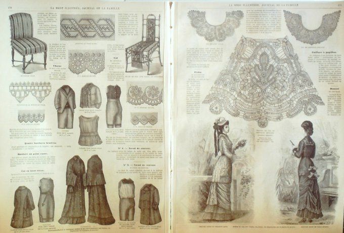 Journal Mode illustrée 1878 # 22 Robes & costumes enfants