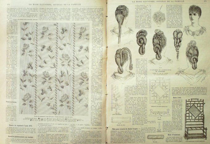 Journal Mode illustrée 1890 # 22 Pardessus d'été