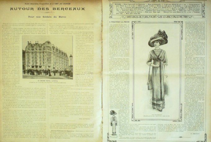 Journal Mode illustrée 1911 # 22 Layettes & lingeries