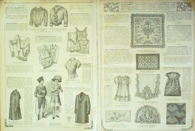 Journal Mode illustrée 1911 # 22 Layettes & lingeries