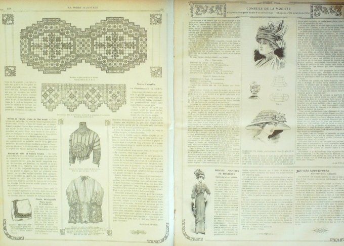 Journal Mode illustrée 1911 # 22 Layettes & lingeries