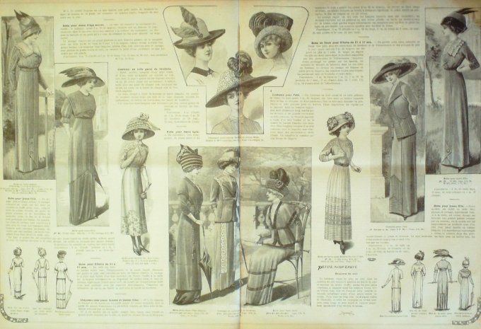 Journal Mode illustrée 1911 # 22 Layettes & lingeries