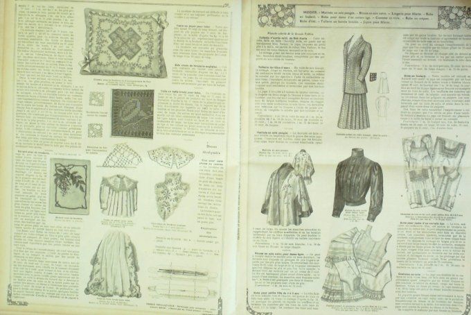 Journal Mode illustrée 1910 # 22 Chapeaux & blouses