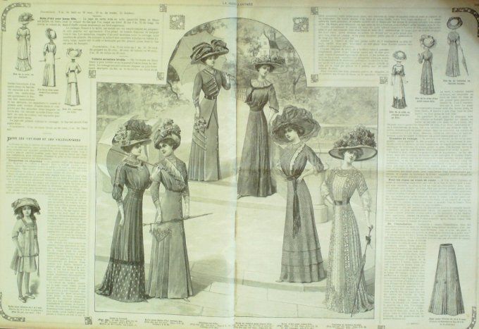 Journal Mode illustrée 1910 # 22 Chapeaux & blouses