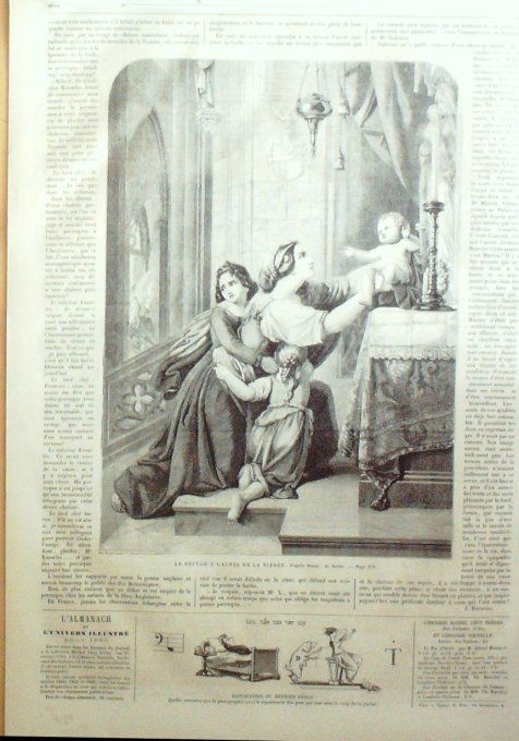 L'Univers illustré 1862 # 233 Rio de Janeiro esclaves Omnibus Palmyre Théâtre-Français