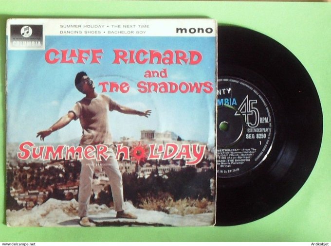 Cliff Richard & Shadows 45T EP Summer Holiday 1963