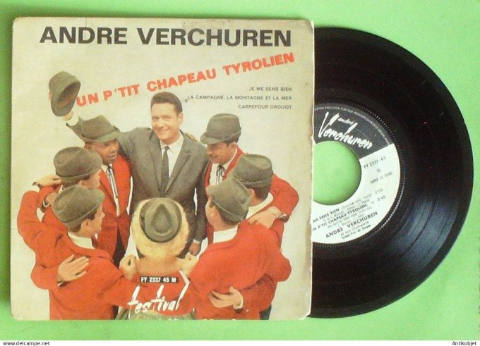 Verchuren André 45T EP Un p'tit chapeau tyrolien 1960