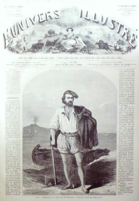 L'Univers illustré 1862 # 235 Turquie à Alep Alger Sidi Abd-Er-Rahman Frédéric Barberousse