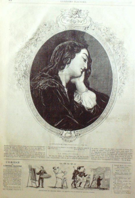 L'Univers illustré 1862 # 237 Comte de Flahault Suisse Canton Appenzell hotel Mount-Vernon à Cape-M