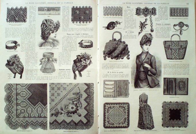 Journal Mode illustrée 1885 # 23 Robe en percale 