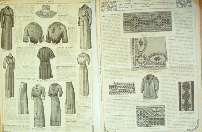 Journal Mode illustrée 1911 # 23 Jupes & blouses