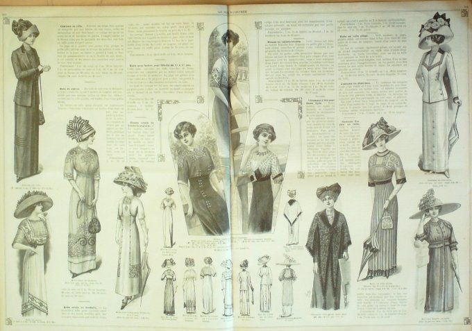 Journal Mode illustrée 1911 # 23 Jupes & blouses