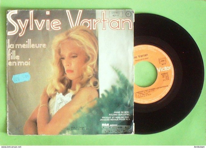 Vartan Sylvie 45T SP La meilleure fille en moi 1976