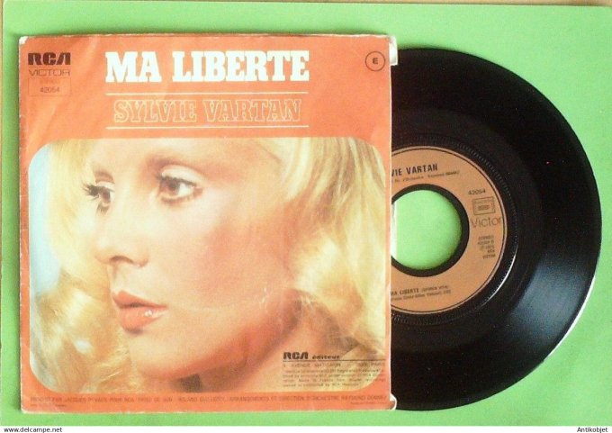 Vartan Sylvie 45T SP Ma liberté 1975 1975