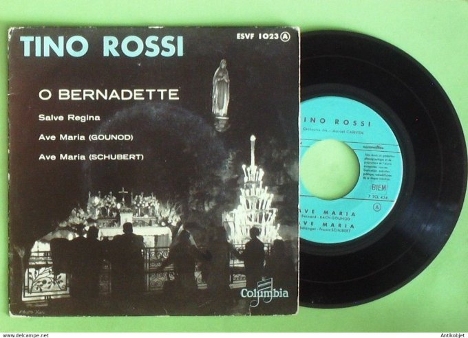 Rossi Tino 45T EP O Bernadette 1960