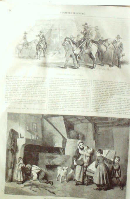 L'Univers illustré 1863 # 247 Usa New-York Guérillas Mexicains Constantinople bazar