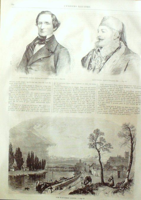 L'Univers illustré 1863 # 248 Culloden Mexique Vera-Cruz Auxerre (89) 