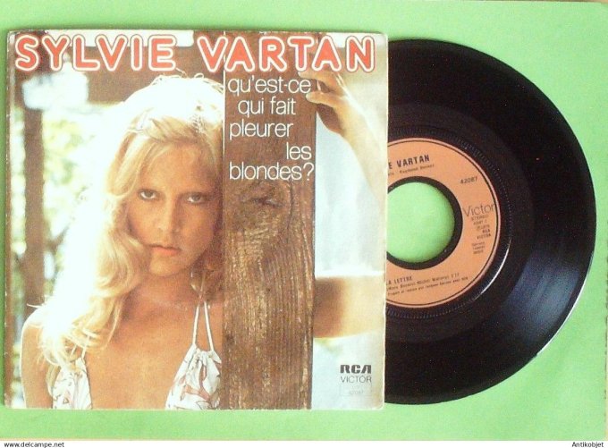 Vartan Sylvie 45T SP Qu'est-ce qui fait pleurer les blondes 1975